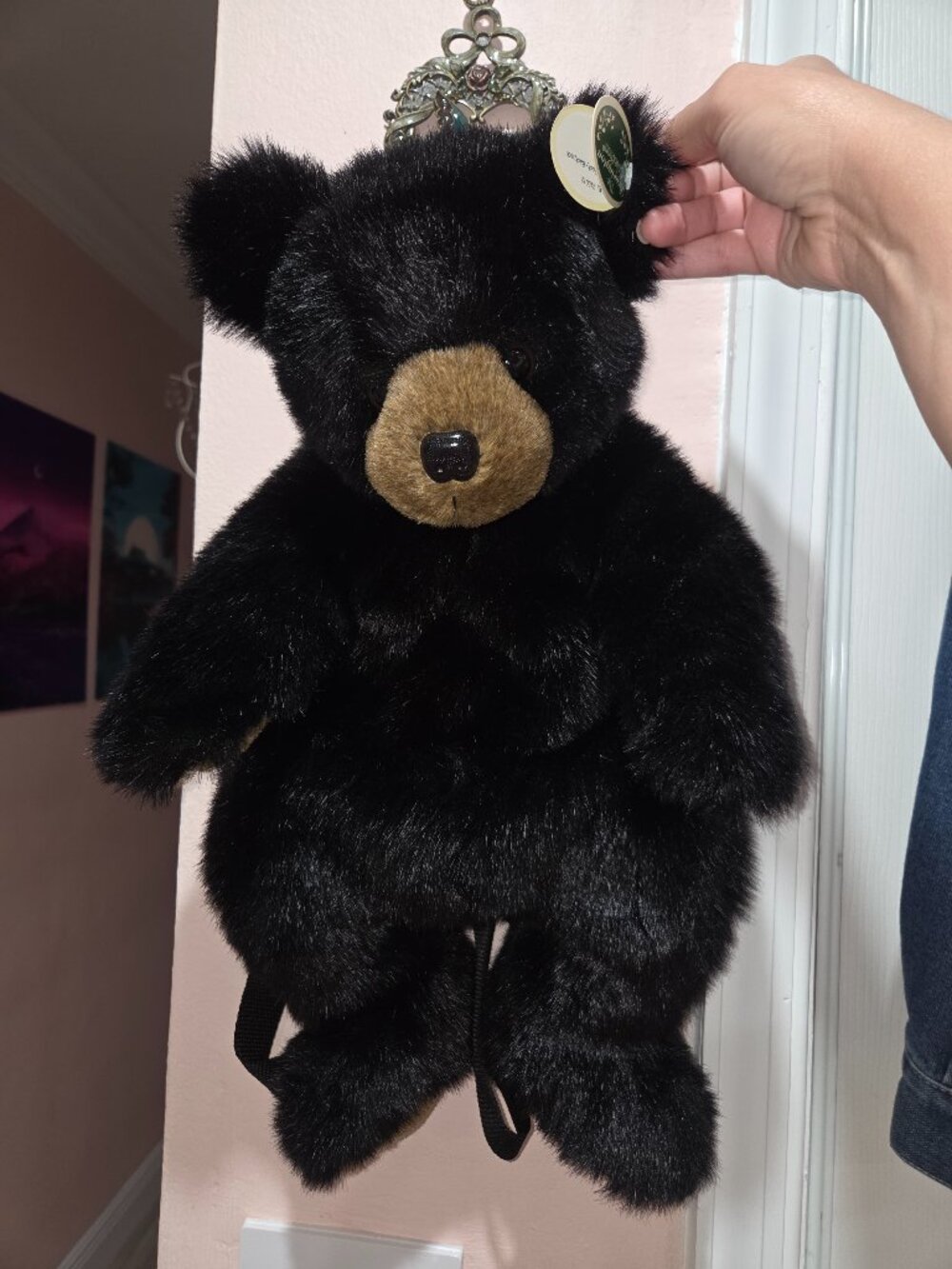 The Barrington collection black bear backpack